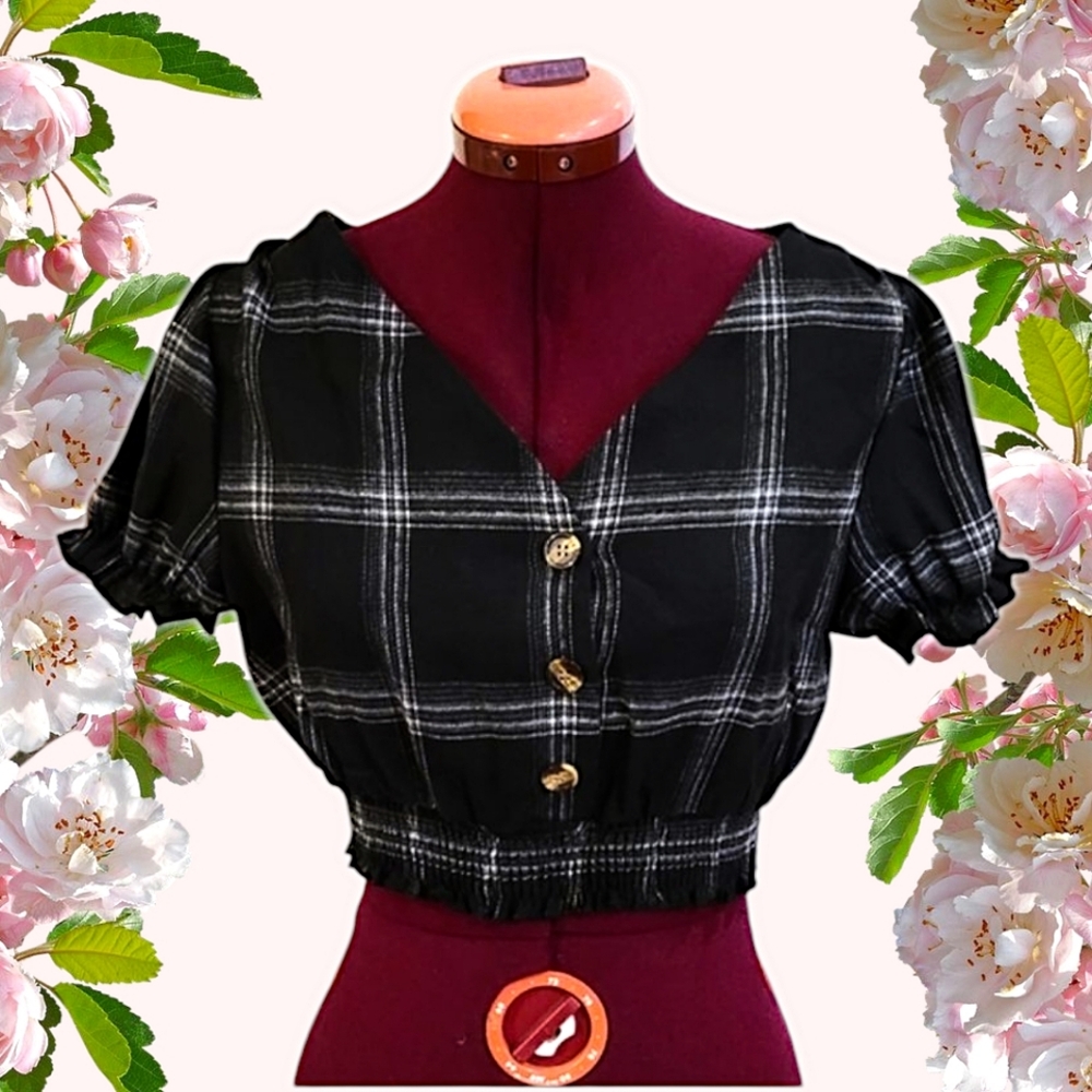 💛 4/$20 | Plaid Top